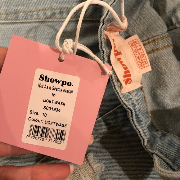 Showpo Jean overalls - Picture 4 of 5